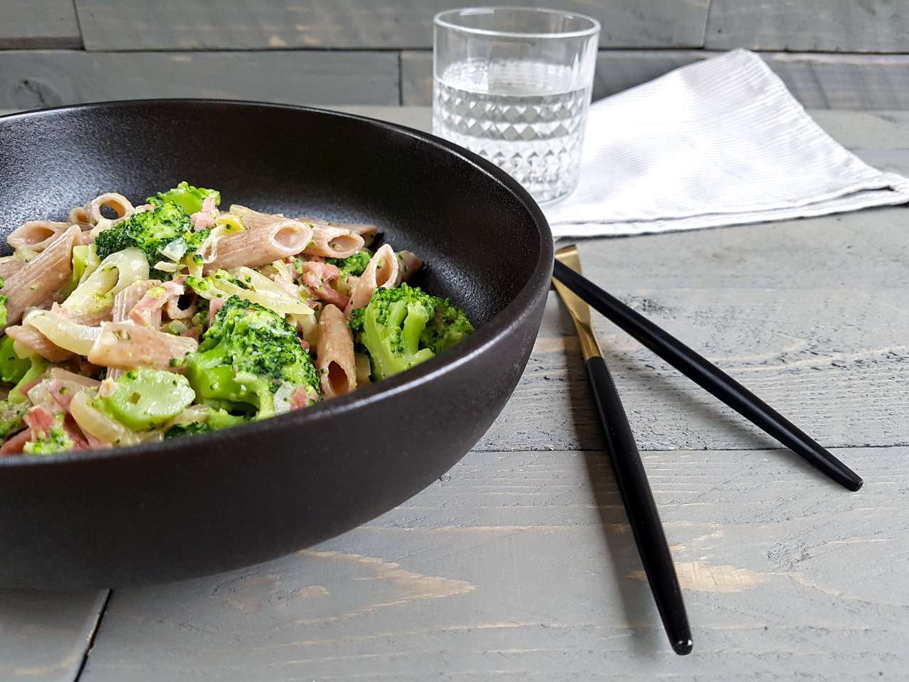 Snelle Pasta met kruidenkaas & broccoli Gewoon Gezond